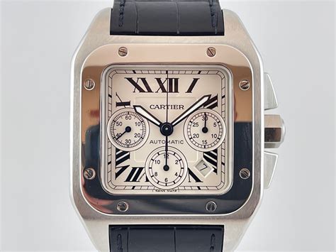 bustdown cartier santos|cartier santos 100 xl chrono.